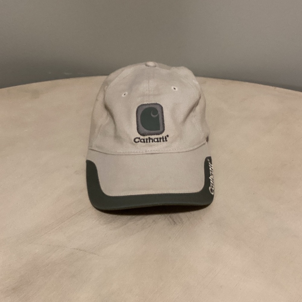 Carhartt Tan Cap with Dark Gray Accent Unisex